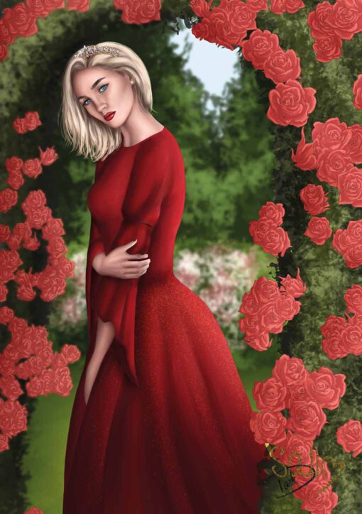 Charakter Illustration Maggie & Asher aus a Touch of Desire