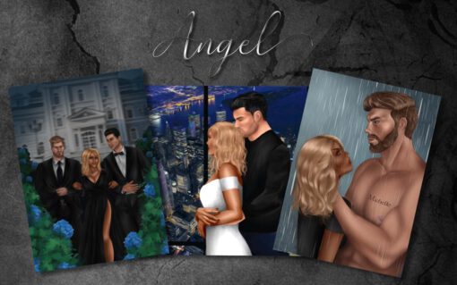 Charakter Illustrationen SET Logan, Ian & Angel - Angel Reihe