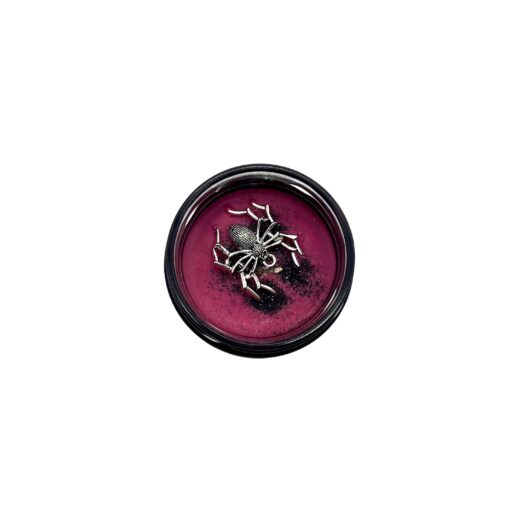 Spider schwarze Milchglaskerze 220ml – Bild 2