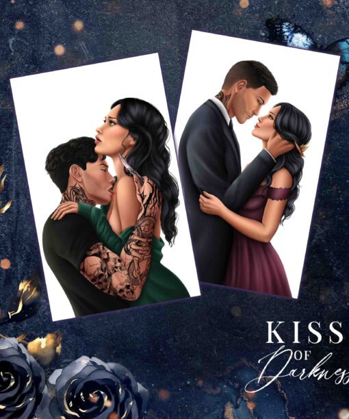 Charakter Illustrations Set Kiss of Darkness Band 1