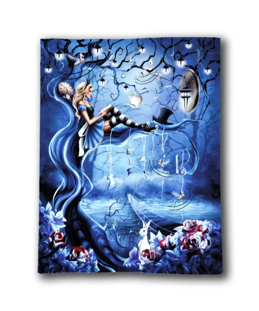 Buchhülle Wonderland hinten